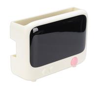 HUSHUI Boîte de Support de Routeur Murale, Gestion des Câbles élégante pour Salon, Chambre à Coucher, Bureau ABS 11,02x3,74x8,27 Pouces (Blanc de Lait)