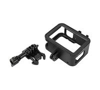 HUSHUI Boîtier de Protection pour Caméra d'action, Cadre Antichute Léger pour 9 avec Support pour Chaussure Froide, Parfait pour Le Cyclisme et Les Voyages, Couleur Noire, 1 unité