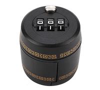 HUSHUI Bouchon de Bouteille en Plastique avec Mot de Passe, Design élégant, Bouchon Sous Vide pour Maison, Pub, Hôtel, 1.6x1.8 Pouces, Noir