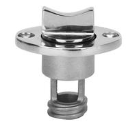 HUSHUI Bouchon de Vidange en Acier Inoxydable 316, Bouchon de Yacht de Bateau Résistant de Forme Ovale avec Lisse Poli, pour Taille de Trou de 1 Po, Taille de Filetage 3/4 Po