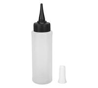 HUSHUI Bouteille Applicatrice de Shampoing pour Couleur de Cheveux, Rechargeable, à Presser pour Salon de Coiffure, avec Couvercle, 3 Pièces