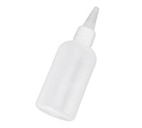 HUSHUI Bouteille de Compression en Plastique, Bouteilles de Peinture Vides 100 Ml, 60pcs Bouteilles de Compression Semi-transparentes pour Cosmétiques, Shampooings, Huiles de Massage