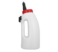 HUSHUI Bouteille de Lait de Veau 4L, Mangeoire pour Veau Nouveau-né avec Poignée pour Fermes D'élevage, Caoutchouc Naturel Durable
