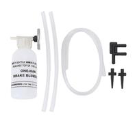 HUSHUI Bouteille de Saignement en Plastique, Un Kit de Saignement de Frein avec Un Tube et Connecteur Transparent pour la Voiture
