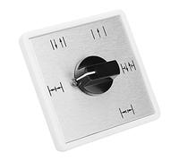 HUSHUI Bouton Multifonction Durable de Commutateur de e Porte Automatique de 5 Positions pour la sécurité à la Maison 80x80x45mm en Aluminium