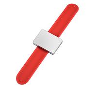 HUSHUI Bracelet Magnétique pour Coiffeurs, Support de Poignée pour Cheveux, Collecteur D'épingles à Cheveux, Accessoire de Rangement pour Pinces à Cheveux (Rouge)