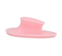 HUSHUI Brosse Nettoyante pour le Visage en Silicone, Nettoyant pour le Visage Portable pour un Nettoyage en Profondeur des Points Noirs et un Démaquillage avec des Poils de Massage (Rose)