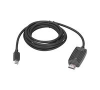 HUSHUI Câble Type-C vers pour une Connexion Facile de L'écran - Qualité Haute Définition 4K pour Téléviseur Domestique et Projecteur - 1 unité, Noir