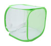 HUSHUI Cage à Insectes avec Conception en Transparente, Ouverture à Glissière Pliable et Pratique pour L'observation des Insectes, Idéale pour L'élevage et Les Voyages, Taille 12,2x12,2x12,2 Pouces