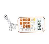 HUSHUI Calculatrice de Poche Mini Portable pour Les Tâches Informatiques de Base, Utilisation à L'école et au Bureau, Matériau ABS Léger (Orange)
