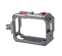 HUSHUI Caméra d'action à Cage Métallique pour Go Ultra avec Rembourrage Doux et Protection Complète du Corps pour Les Aventures en Plein Air en Alliage D'aluminium