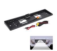 HUSHUI Caméra de Recul pour Plaque D'immatriculation Grand Angle 170° avec Vision Nocturne pour Un Stationnement et Une Marche Arrière en Toute sécurité, Construction ABS étanche