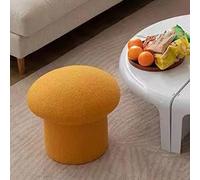 HUSHUI Canapé Banc Repose-Pieds Confortable à Réinitialisation Douce pour Salon Chambre à Coucher Conception en Bois de Pin (Jaune)