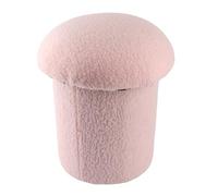 HUSHUI Canapé Banc Repose-Pieds Confortable à Réinitialisation Douce pour Salon Chambre à Coucher Conception en Bois de Pin (Rose)