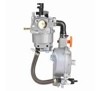 HUSHUI Carburateur Double Carburant, Remplacement en Aluminium pour Starters Manuels GX160 2KW 168F et 2,8KW GX200 170F, avec Kit Résistant à l'usure de Haute Précision
