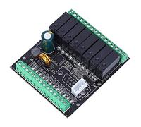 HUSHUI Carte de Commande Industrielle PLC, Sortie de Relais de Contrôleur Logique Programmable Efficace pour L'automatisation Industrielle, DC24V AC220V, 12 Entrées 8 Sorties