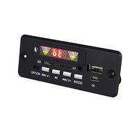 HUSHUI Carte Décodeur D'appel Mains Libres Bluetooth avec Télécommande pour Véhicule - Support MP3/WMA/APE/WAV - Idéal pour Les Amateurs de Musique (Noire)