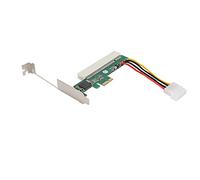 HUSHUI Carte Riser PCI-E ST43 PEX 8112, Performances Complètes de 2,5 Gbit/s pour Les Systèmes /, Interface 32 Bits 66 MHz, unité Emballée X 1