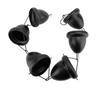 HUSHUI Chaîne de Pluie Gland Grande Tasse Chaîne D'attrape-Pluie de 3,28 Pieds de Longueur Tuyau de Descente de Remplacement pour Gouttières Décoration Extérieure de Jardin
