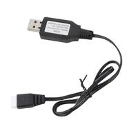 HUSHUI Chargeur de Batterie Lipo pour Voiture Télécommandée, Puce D'identification de Charge Intelligente pour Voiture RC 1/16, pour Charge Rapide, Câble USB 7.4V 1000mA