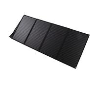 HUSHUI Chargeur de Panneau Solaire 200W, Portable, Pliable, pour L'extérieur, pour Camping, étanche, Monocristallin, Silicium