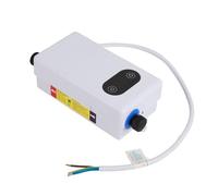 HUSHUI Chauffe-eau électrique instantané Design Compact en Acier Inoxydable pour Cuisine et Salle de Bain 3400 W économe en énergie