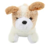 HUSHUI Chien en Peluche électrique de Simulation pour Une Récréation Amusante, Jouet Interactif de Marche et D'aboiement, Décoration de Maison Mignonne pour Les Enfants et Les Amoureux des Animaux