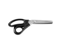 HUSHUI Ciseaux à Cranter à Bord Triangulaire en Tissu pour Couture Professionnelle, Lames en Acier Inoxydable, Longueur 23 Cm (zm)