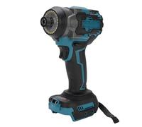 HUSHUI Clé sans Fil, Pistolet à Impact électrique 1/4 Pouce avec Lumière LED 550 Nm 3500IPM 3 Speed Paramètres, pour BL1840 Batchons Boulons D'écrou BL1840