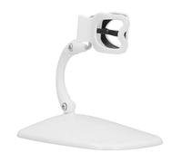 HUSHUI Clip Réglable de Support de Bouteille de Vernis à Ongles, Outils D'art D'ongle pour les Manucures D'Ongles, Clip de Support D'aide de Vernis à Ongles (Blanc)