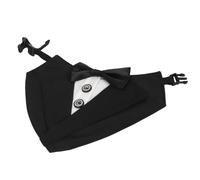HUSHUI Collier de Smoking pour Chien Formel, Bandana Réglable et élégant pour Les Mariages, Design élégant en Polyester (L)