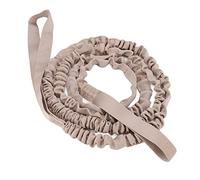 HUSHUI Corde de Remorquage de Vélo, Conception Extensible en Nylon Portable pour Le Cyclisme et L'entraînement en Plein Air, Longueur Naturelle de 2,7 M (Kaki)