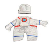 HUSHUI Costume de Chien, Tenue pour Animaux de Compagnie à Astronaute Extensible Confortable et Confortable avec des Attaches de Boucle de Crochet, pour Les Chiens de Noël de la Fête (L)