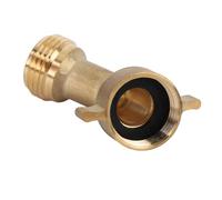 HUSHUI Coude de Tuyau d'eau à 45 Degrés, Adaptateur de Tuyau d'eau en Cuivre pour Camping-Car avec Filtre pour Remorque de Voyage RV 3/4 Pouces NPT