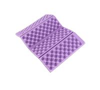 HUSHUI Coussin EVA, Coussin de Pique-Nique Léger et Pliable pour Camping en Plein Air, Randonnée, Pêche, avec Forme de Plateau à œufs pour Massage, Ventilation, Chaleur et Confort (Violet)