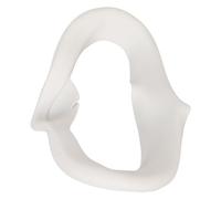 HUSHUI Coussinet pour Les Yeux en Silicone pour 2, Coussin de Remplacement Résistant à la Transpiration, Lavable, avec Un Design Respirant et Confortable, pour Accessoires VR (Gris Blanc)