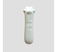 HUSHUI Couvercle de Poignée de Porte en Silicone, Mignon, Anti-Collision, Manchon de Réduction du Bruit pour la Maison, 1 Pièce (Beige Blanc)
