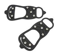 HUSHUI Couvre-Pointes de Chaussures, Clous Antidérapants en Acier Inoxydable avec Silicone Durci à la Chaleur pour Les Activités de Plein Air, Convient aux Chaussures 35-46 (M)