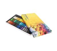 HUSHUI Craie Pastel Douce, 48 Couleurs, Vibrante, Résistante à la Décoloration, Mélange Facile pour les Artistes, Projets D'artisanat, Pigments 2,9x0,9x0,9 Cm