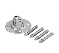 HUSHUI Crochet de Hamac de Yoga, Crochet de Balançoire en Acier Inoxydable avec Extension pour Salle de Sport, Crochet de Plafond pour Sac de Frappe, Robuste 500 LB, Utilisation