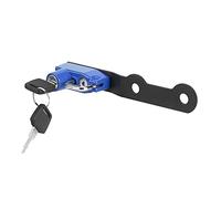 HUSHUI Crochet de Verrouillage de Casque en Alliage D'aluminium, Conception Durable pour MT-10/FZ-10 2016 + sécurité des Motos (Bleue)
