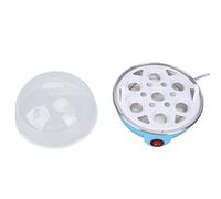 HUSHUI Cuiseur à œufs de Poule, Préparez 7 Gros œufs Durs avec Mise Hors Tension Automatique Anti-brûlure à Sec, Design Mignon en Forme de Poulet, pour Cuire des (Bleue)