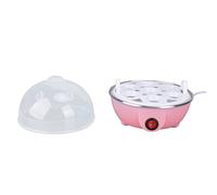 HUSHUI Cuiseur à œufs de Poule, Préparez 7 Gros œufs Durs avec Mise Hors Tension Automatique Anti-brûlure à Sec, Design Mignon en Forme de Poulet, pour Cuire des (Rose)