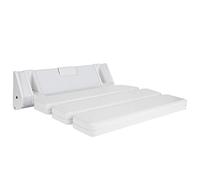 HUSHUI Douche Murale, Chaise de Tabouret de Salle de Bain Pliable avec Conception Antidérapante Creuse, pour Enfants âgés, Accessoires de Baignoire de Spa de Douche de mobilité