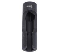 HUSHUI Douille de Conduite de Carburant, 1/2in Drive Clé en Acier au Chrome Vanadium pour le Retrait des Fixations, avec Prise Sécurisée pour les Lignes D'injecteur Tuyaux Pliés (12 mm)