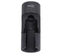 HUSHUI Douille de Conduite de Carburant, 1/2in Drive Clé en Acier au Chrome Vanadium pour le Retrait des Fixations, avec Prise Sécurisée pour les Lignes D'injecteur Tuyaux Pliés (22mm)