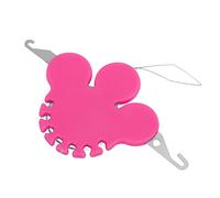 HUSHUI Enfile-aiguille, 2 en 1, Enfile-aiguille à Coudre pour Petits Yeux, avec Matière Plastique, pour Machine à Coudre à la Main, Fabrication de Bijoux, Fabrication de Bijoux pour (Rose Rouge)