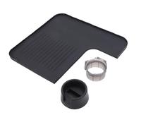 HUSHUI Ensemble D'accessoires pour Machines à café ES601 ES655 ES701, Anneau de Dosage de café et Porte-filtre, Design Noir élégant
