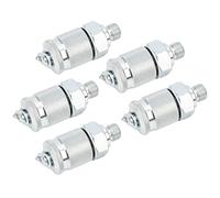 HUSHUI Ensemble D'adaptateurs de Test Hydraulique de qualité Supérieure, Connecteurs de Couplage de Test Durables et Fiables pour la Mesure de la Pression dans les Systèmes Hydrauliques, Acier au