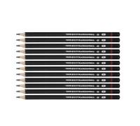 HUSHUI Ensemble de 12 Crayons Effaçables Double Face pour Dessiner et écrire des Devoirs - Bois Composite de qualité Supérieure, Pré-affûtés, Couleurs Vives (Crayons à dessin 8B-2H)